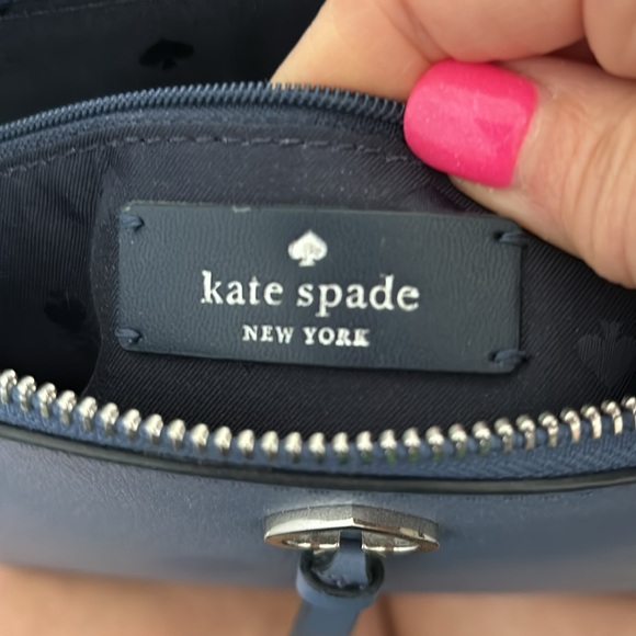 Kate Spade blue leather crossbody bag - Picture 2 of 9